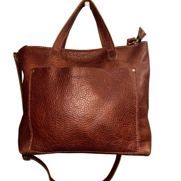 Portland Leather Med Tote - Picture 3 of 4